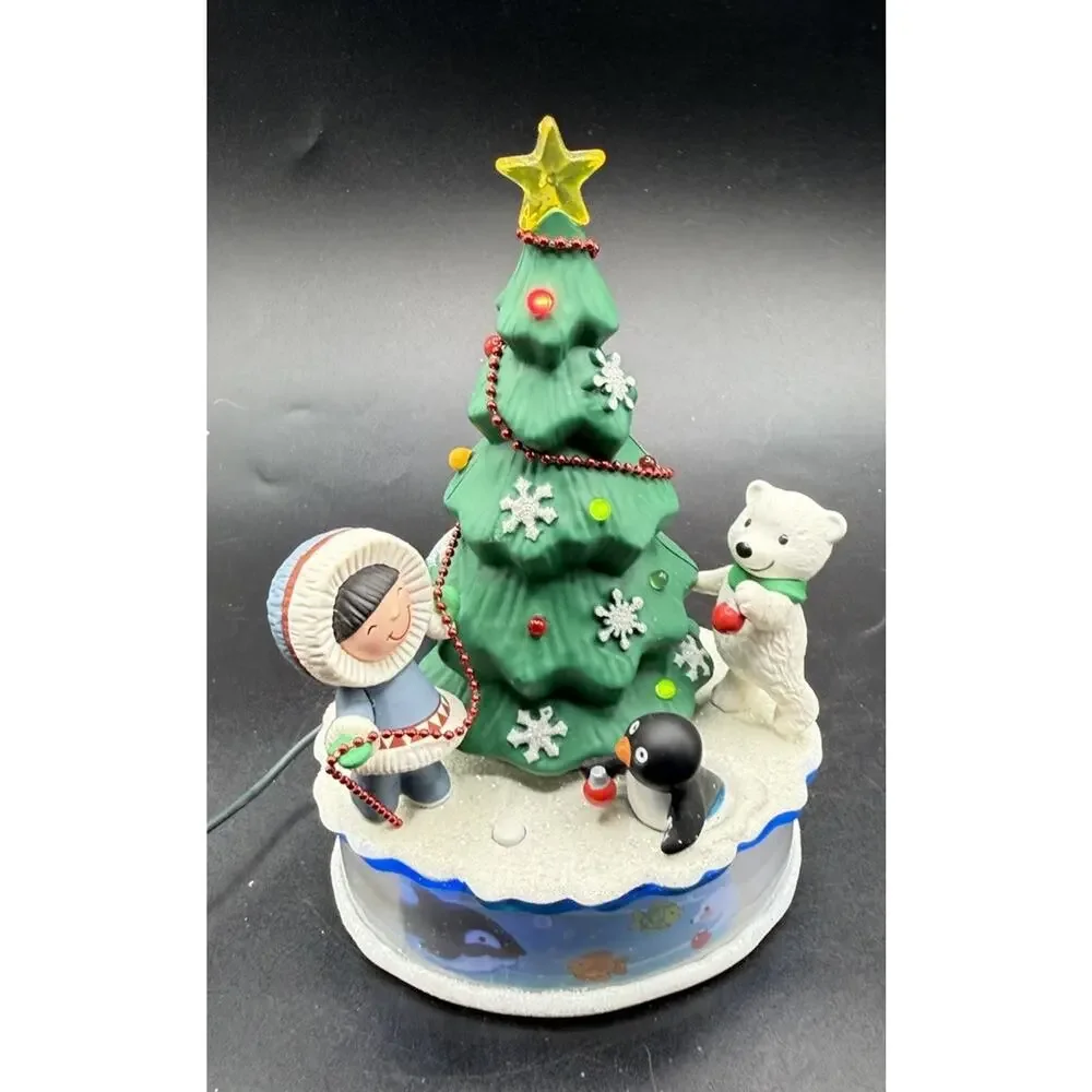 Hallmark Frosty Friends Trimming The Tree Magic Cord Ornament No Box EUC -Lo24